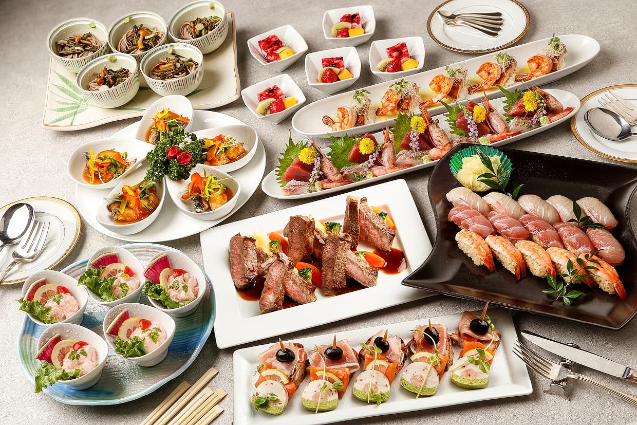 2026忘新年会 着席パーティ料理 プラン③ 6,500円 お料理一例